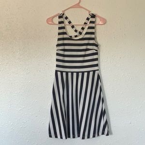Cross strap dress